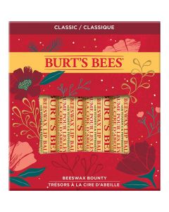Burt’s Bees 2021/2022 蜜蠟四重奏套裝 (蜜蠟潤唇膏 4支) (到期日: 2024/03/08)