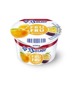 Bauer 特級脱脂乳酪 100g(0.1% Fat) 香桃熱情果 (到期日：2023 年 12 月 20 日)