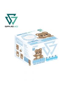 救世立體啤幼兒防護口罩 白色 (30片獨立包裝/盒)( 6-24月寶寶適用)