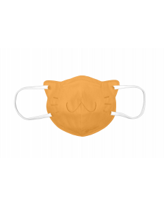 救世立體喵頑童版防護口罩 橙色 (30片獨立包裝/盒) (小顏成人適用)