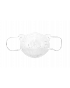 救世立體喵頑童版防護口罩 純白色 (30片獨立包裝/盒) (小顏成人適用)