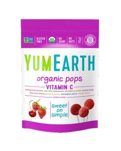 YumEarth 有機維他命C棒棒糖 (40支)