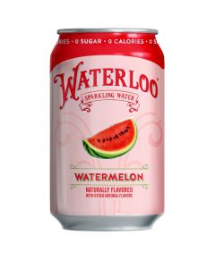 Waterloo 美國有氣天然西瓜味水 (無糖) 355ml(到期日: 2023/09/29)