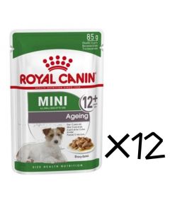ROYAL CANIN SHN 小型老犬 12+ 營養主食袋裝狗濕糧 (肉汁) (12包盒裝)