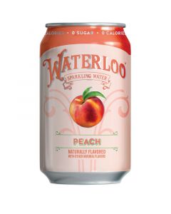 Waterloo 美國有氣天然蜜桃味水 (無糖) 355ml (到期日: 2023/09/25)