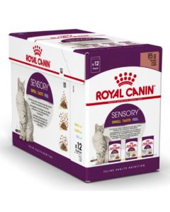 ROYAL CANIN SENSORY 貓感濕糧- 肉香, 口感, 鮮味 混合裝 (85gx12)