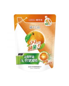 橘子工坊 天然濃縮洗衣精補充包 - 制菌力 1500ml