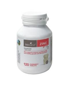 Bioisland 兒童補鋅咀嚼片120片 (到期日: 2024/07/06)