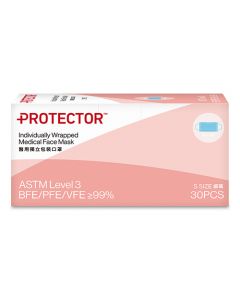 Protector 中童口罩 藍色  細碼 (30 pcs)