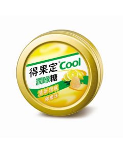 得果定Cool潤喉糖 (檸檬味) 50克 (到期日: 2024/08/01)