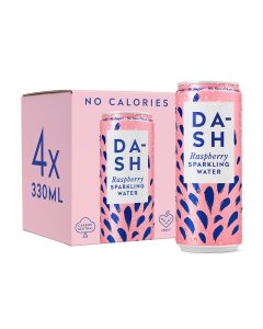 DASH有氣泉水 – 紅莓味 4罐裝