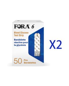 Fora 福爾血糖試紙 50張 x 兩盒 (REF: FORA-2)