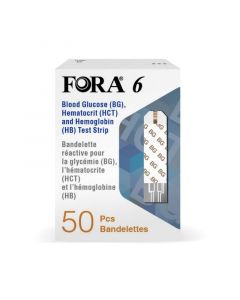 福爾3合1 BG/HCT/Hb試紙 50張 x 兩盒 (REF: FORA-3)