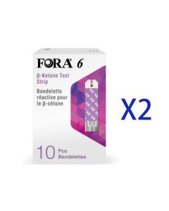 Fora 福爾血酮試紙 10張 x 兩盒 (REF: FORA-4)