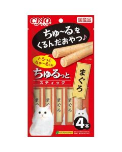 INABA CIAO 流心棒-吞拿魚味 (4pcs)貓小食 #CS-121