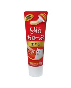 INABA CIAO 乳酸菌吞拿魚醬 肉泥 (80g)貓小食 *牙膏裝* #CS151