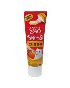 INABA CIAO 乳酸菌雞肉醬 肉泥 (80g)貓小食 *牙膏裝* #CS153