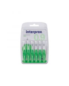 Interprox 黑白牙縫刷 0.9 Micro 綠色（6支裝） 