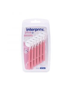Interprox Plus L型黑白牙縫刷 0.6 nano 粉紅（6支裝） 