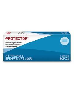 Protector 成人口罩 藍色  大碼 (30 pcs)