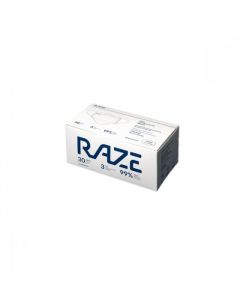 RAZE 3層光觸媒抗菌口罩 (純綿白) (30片裝) - 大碼