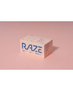 RAZE 3層光觸媒抗菌口罩 (淡柔粉) (30片裝) - 細碼