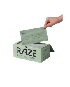 RAZE 3層光觸媒抗菌口罩 (薄荷綠) (30片裝) - 中碼