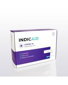 INDICAID® COVID-19 快速抗原檢測試劑盒 25套