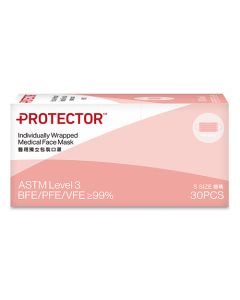 Protector 中童口罩 粉紅色 細碼 (30 pcs)