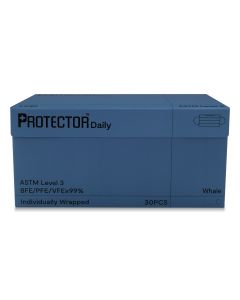 Protector Daily口罩 - 鯨魚藍 (30片)(大碼)