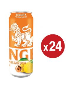 勝獅柚子檸檬味梳打(罐) 24X330ML (到期日: 2024/3/7)