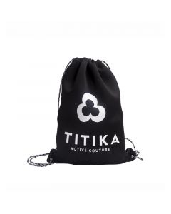 Titika Logo Drawstring 黑色運動袋
