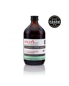 Willy’s 有機活性蘋果醋(含活性醋母)